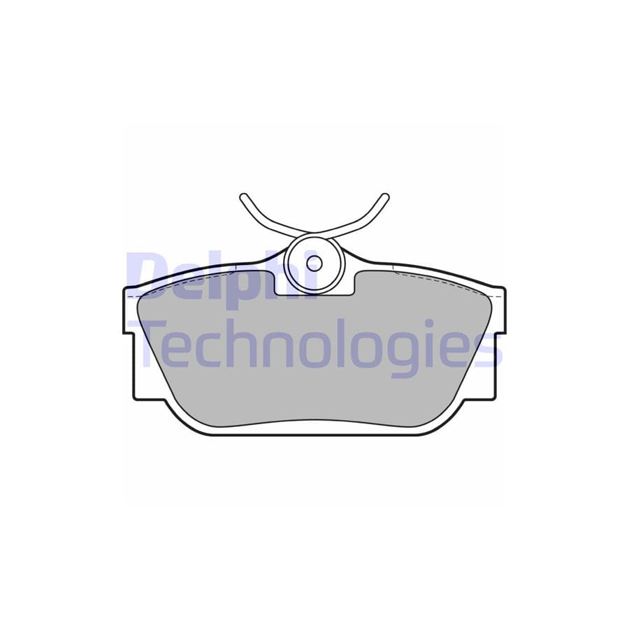 Delphi Lp2019 Brake Pad Set For Vw Transporter
