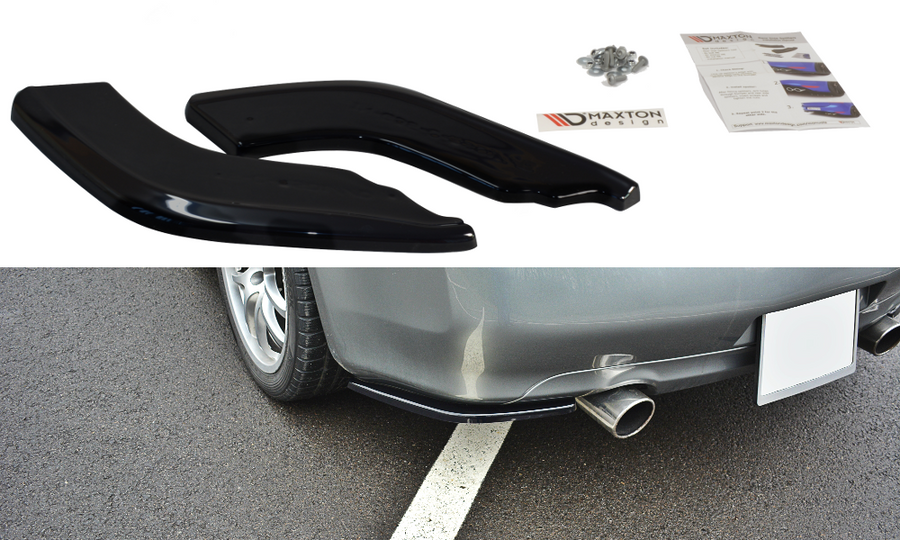 Maxton Design IN-G35-C-RSD1T Rear Side Splitters Infiniti G35 Coupe | ML Performance UK Car Parts