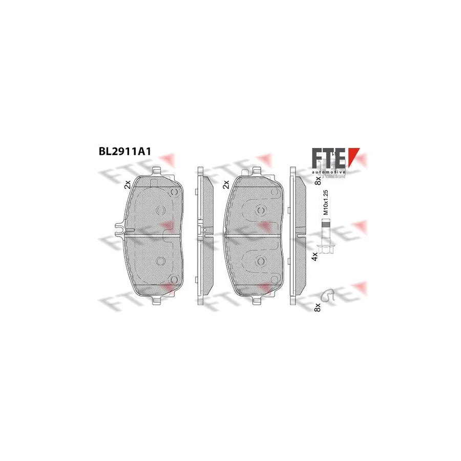 FTE Bl2911A1 Brake Pad Set