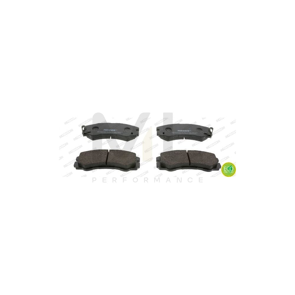 Ferodo Premier Eco Friction FDB1015 Brake Pad Set With Acoustic Wear Warning, Without Accessories