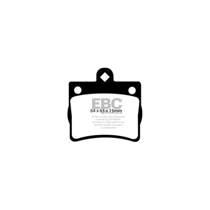 EBC DP1135 Mercedes-Benz W202 Ultimax Rear Brake Pads 2 | ML Performance UK Car Parts