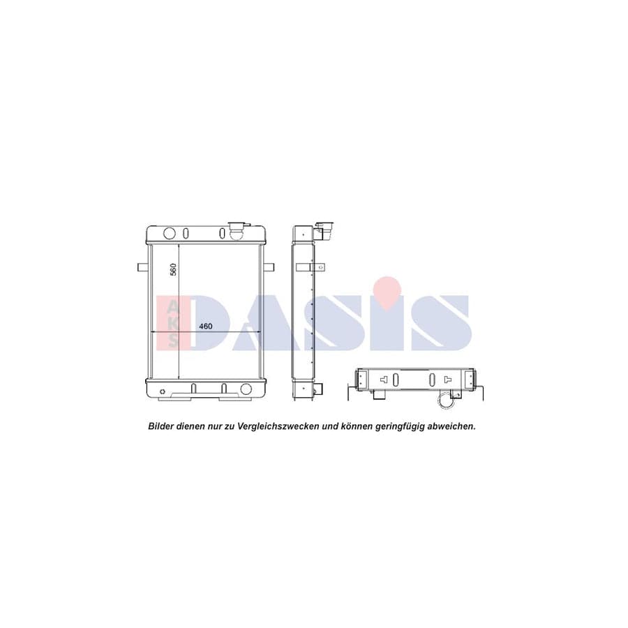 AKS Dasis 440533N Engine Radiator