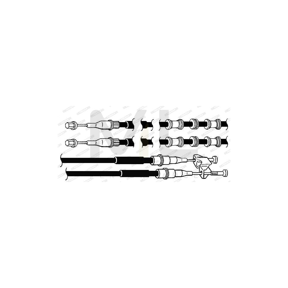 Ferodo Sl FSL1494 Brake Pad Set Incl. Wear Warning Contact, With Brake Caliper Screws, With Piston Clip