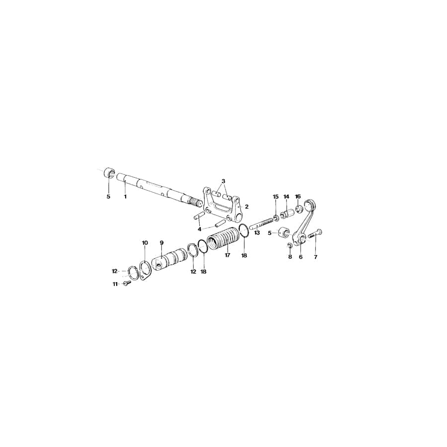 Genuine BMW 21511207673 E26 Pin (Inc. M1)