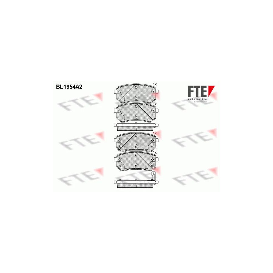 FTE 9010541 Brake Pad Set