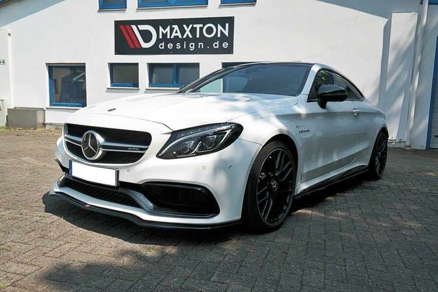 Maxton Design Mercedes Benz C63 AMG W205 Coupe Front Splitter V.1