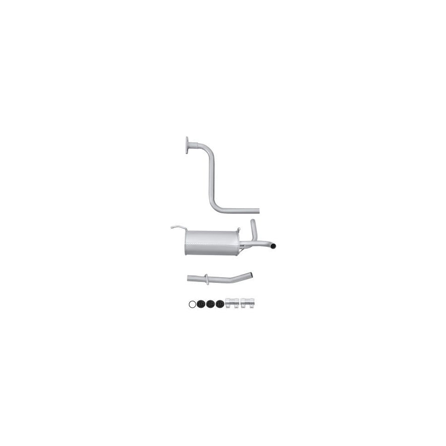 Hella 8LD 366 028-381 Rear Silencer For Daewoo Matiz