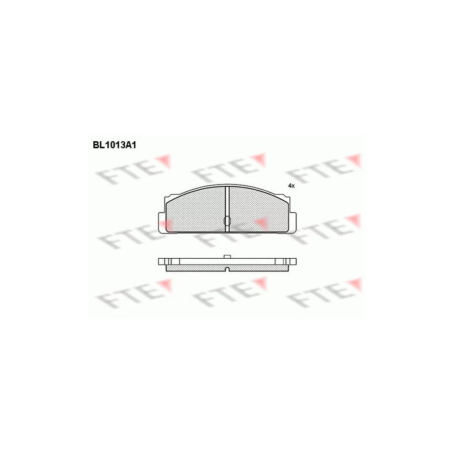 FTE Bl1013A1 Brake Pad Set