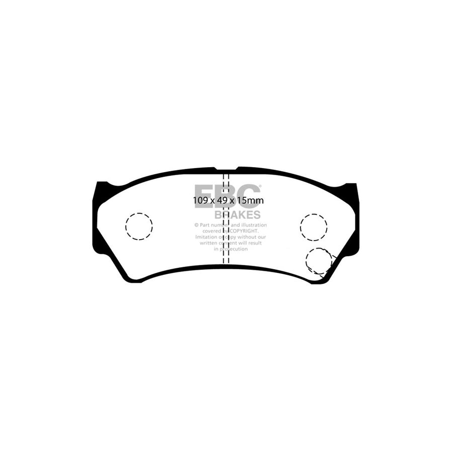 EBC DP1299 Suzuki Ultimax Front Brake Pads - Akebono Caliper (Inc. Alto & Baleno) 2 | ML Performance UK Car Parts