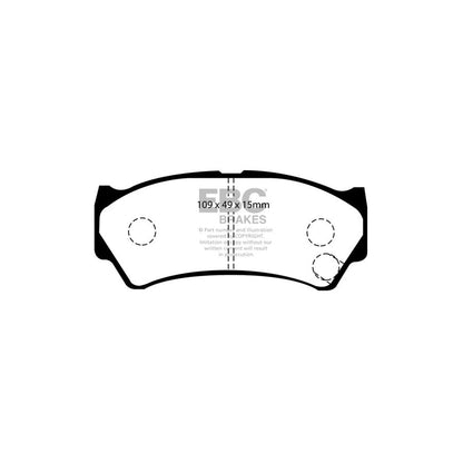 EBC DP1299 Suzuki Ultimax Front Brake Pads - Akebono Caliper (Inc. Alto & Baleno) 2 | ML Performance UK Car Parts