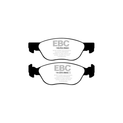 EBC DP1530 Fiat Punto Ultimax Front Brake Pads 2 | ML Performance UK Car Parts