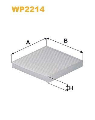 WIX Filters WP2214 Pollen Filter For Jeep Wrangler Iii Off-Road (Jk)