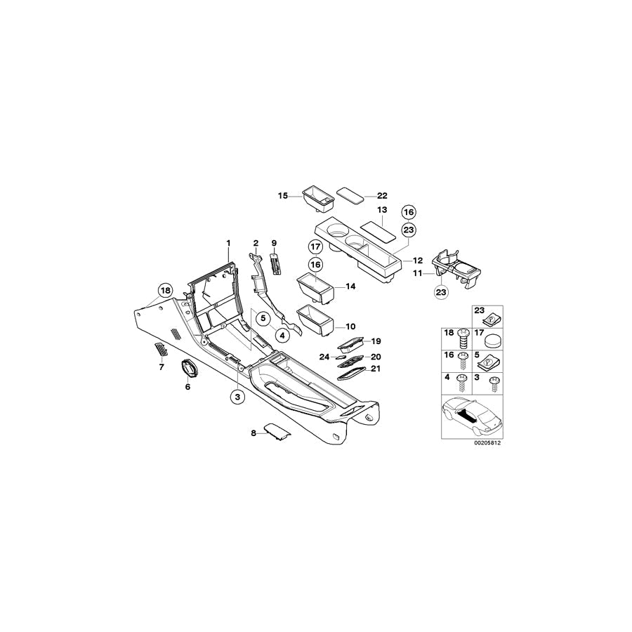 Genuine BMW 51168410192 E36 Reinforcement Right (Inc. Z3)