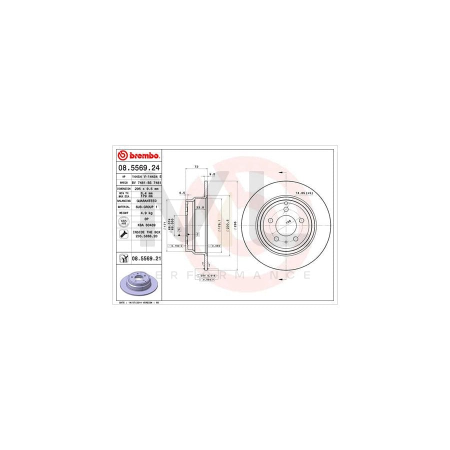 brembo-08-5569-24-brake-disc-solid-with-bolts-screws