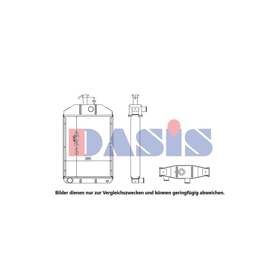 AKS Dasis 440537N Engine Radiator