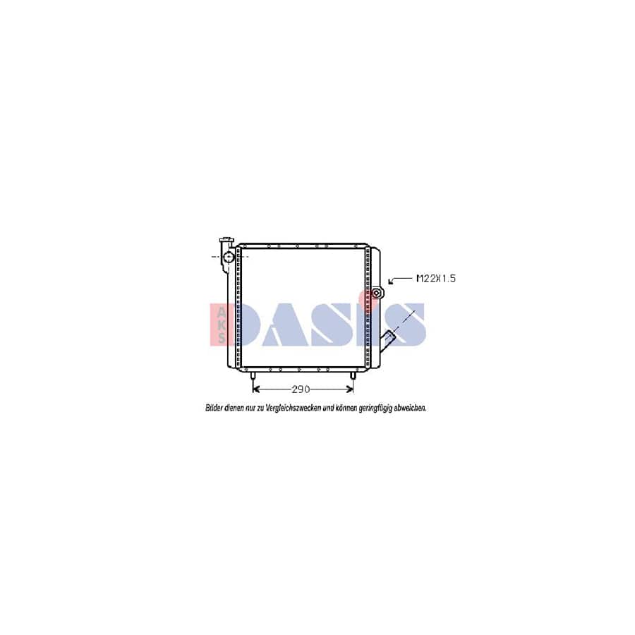 AKS Dasis 180120N Engine Radiator