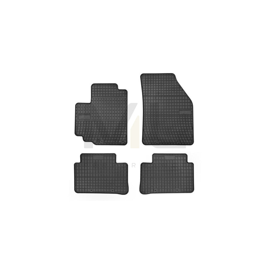 FROGUM Tailored 0602 Floor mat set for SUZUKI Alto VII (GF) Elastomer, Front and Rear, Quantity: 4, Black, (LHD)