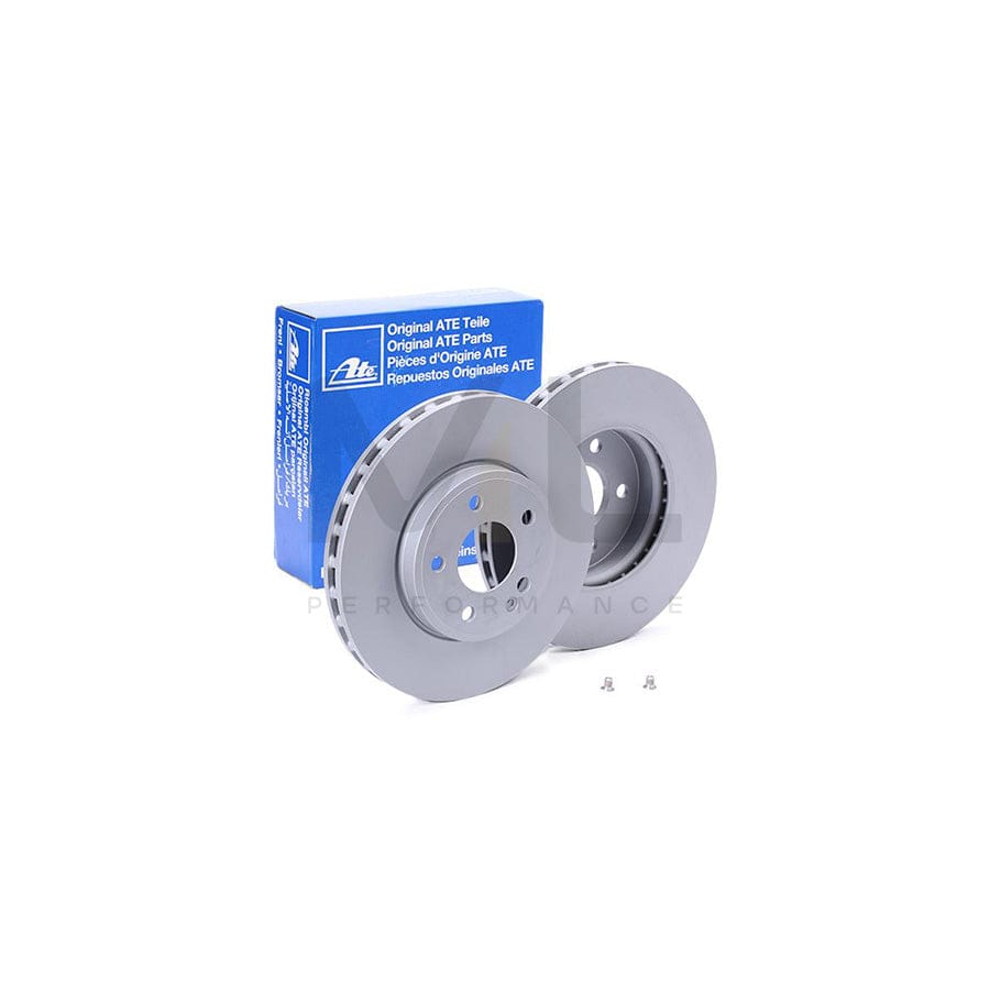 ATE 24.0128-0276.1 Brake Disc Vented, Coated, Alloyed / High-carbon, with bolts/screws  - 1 piece
