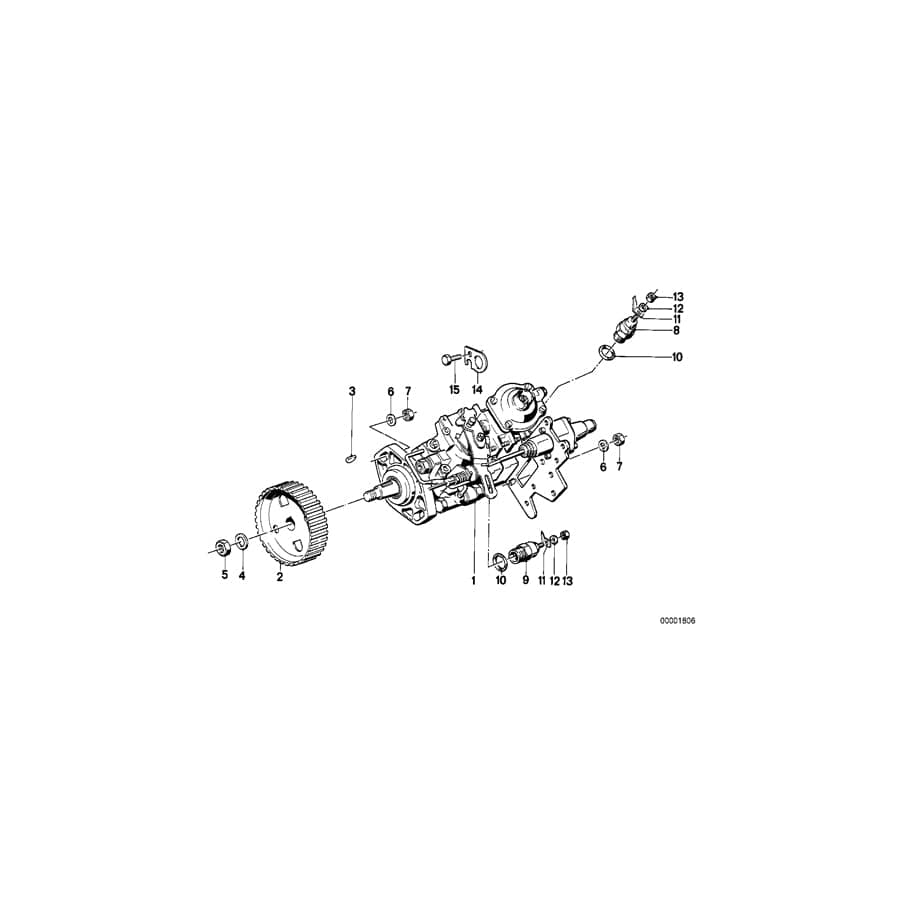 Genuine BMW 13512243295 E36 E34 E30 Solenoid Switch ELAB (Inc. 325tds, 324d & 524td)