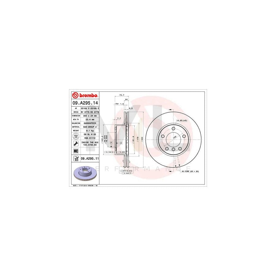 brembo-09-a295-14-brake-disc-internally-vented-high-carbon-with-bolts-screws
