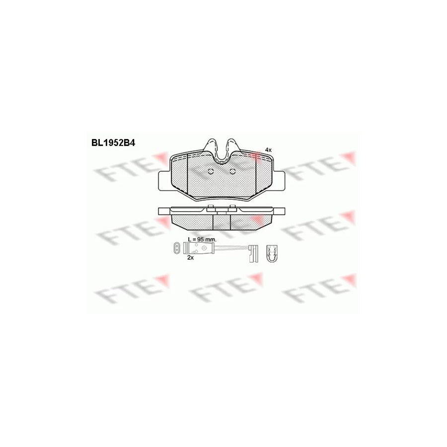 FTE 9010539 Brake Pad Set