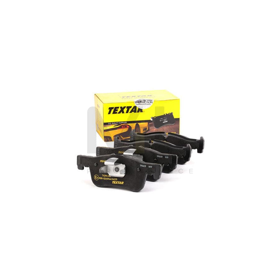 TEXTAR 2501401 Brake pad set prepared for wear indicator