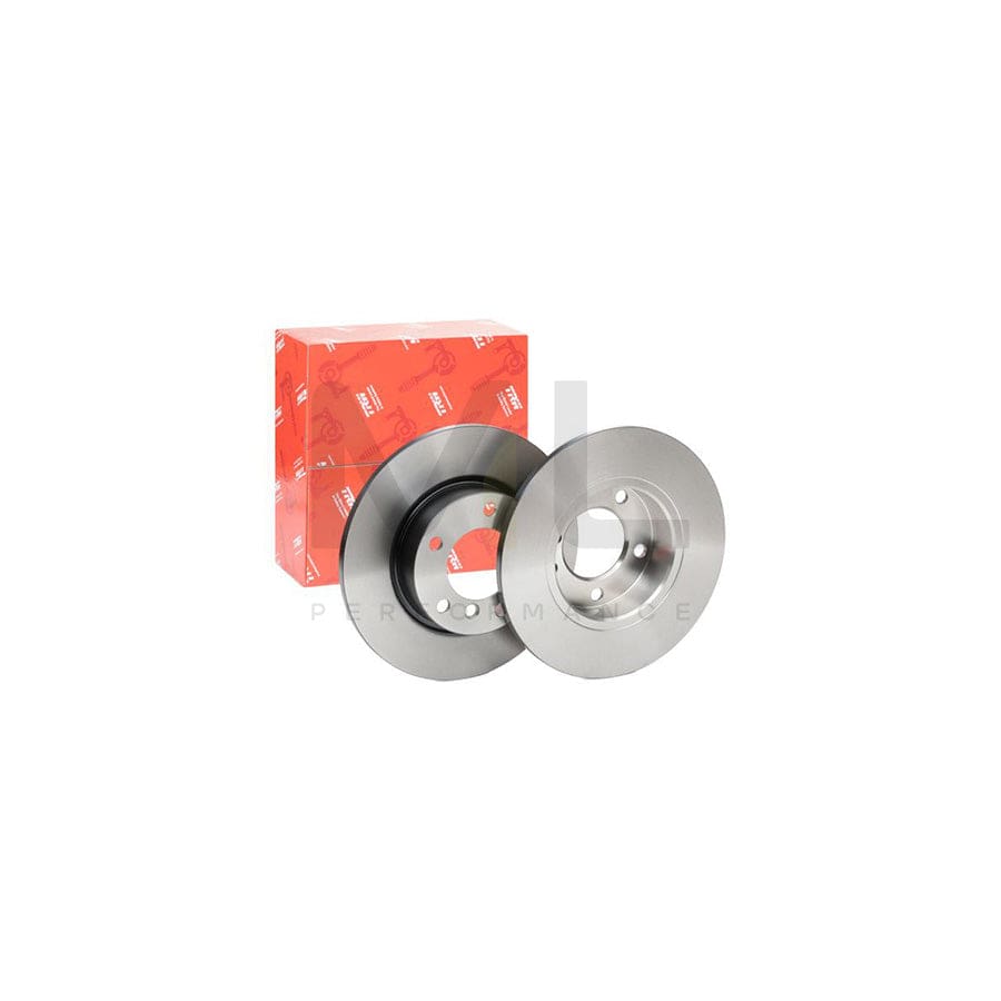 TRW DF1537 Brake Disc Solid, Painted, High-carbon  - 1 piece