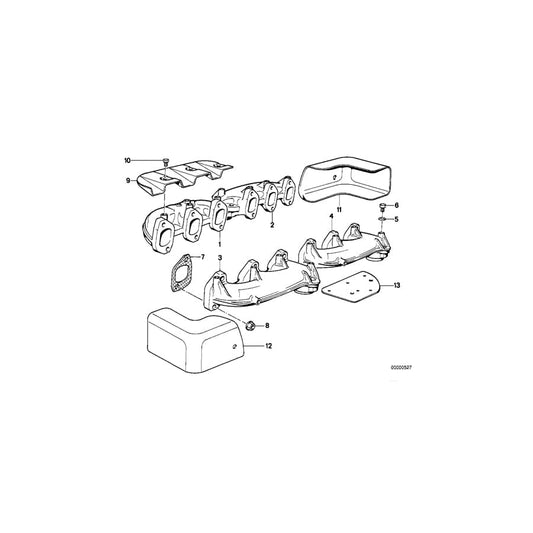 Genuine BMW 11621716377 E32 E31 Protective Cover (Inc. 850Ci, 750i & 850CSi)