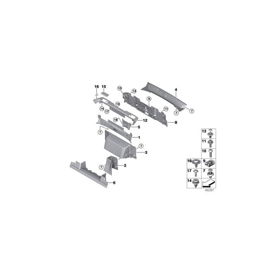 Genuine BMW 51467329127 Cover For Rollover Protection Bar, Left SCHWARZ (Inc. 218d, M235iX & M240i)