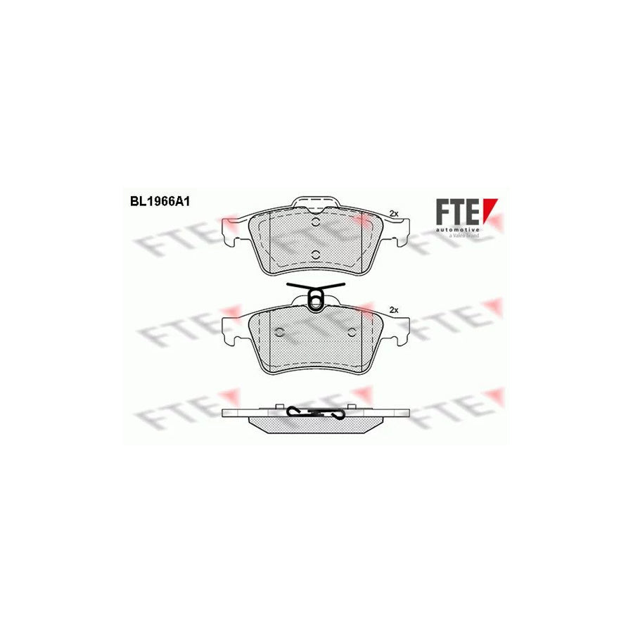FTE Bl1966A1 Brake Pad Set