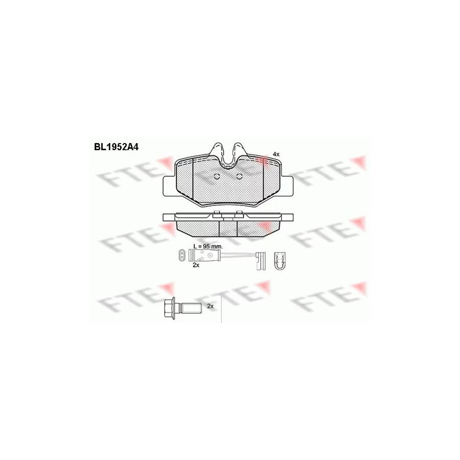 FTE 9010538 Brake Pad Set