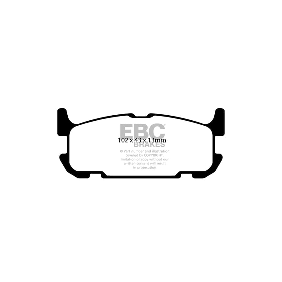 EBC PD06KR260 Mazda MX5 Mk2 Greenstuff Rear Brake Pad & USR Disc Kit - Akebono Caliper 2 | ML Performance UK Car Parts