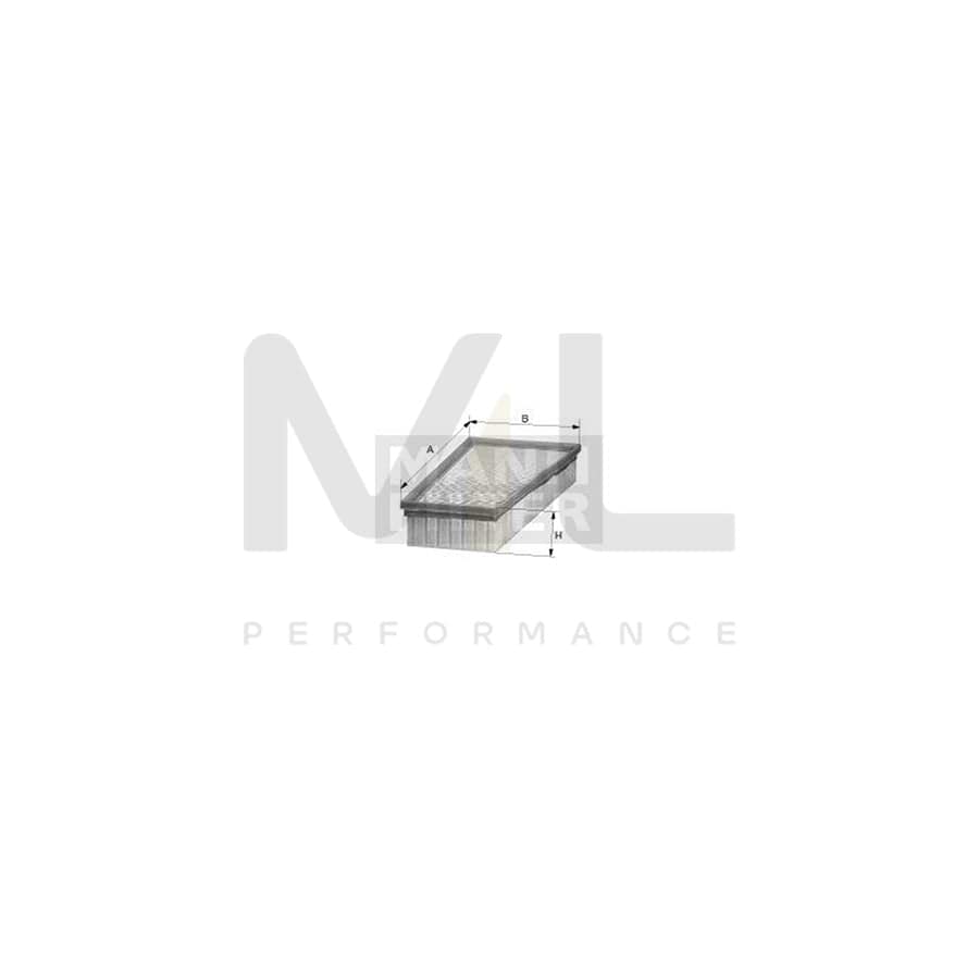MANN-FILTER C 1858/1 Air Filter Filter Insert