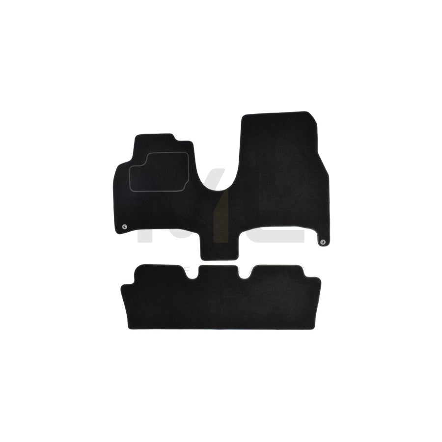 MAMMOOTH A041 CIT170 PRM 01 Floor mat set for CITROﾃ起 C8 Textile, Front and Rear, Quantity: 2, Black
