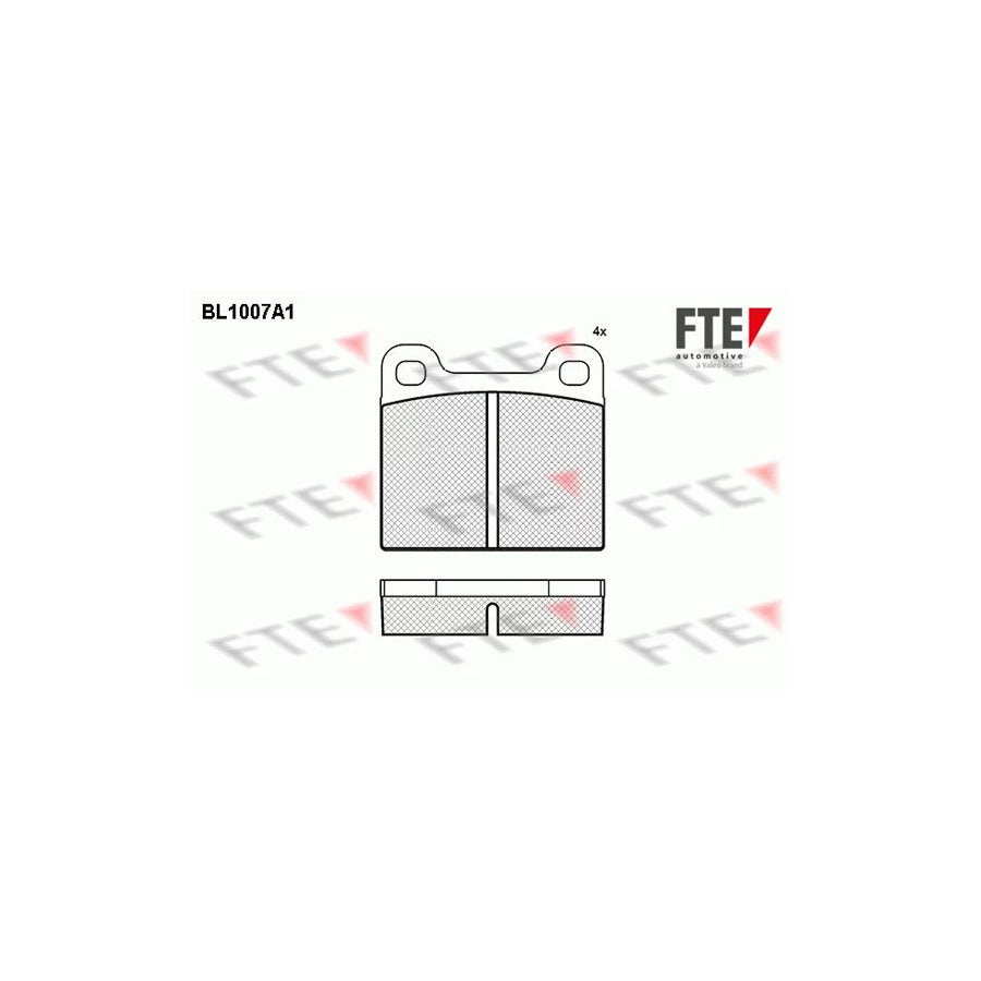 FTE Bl1007A1 Brake Pad Set