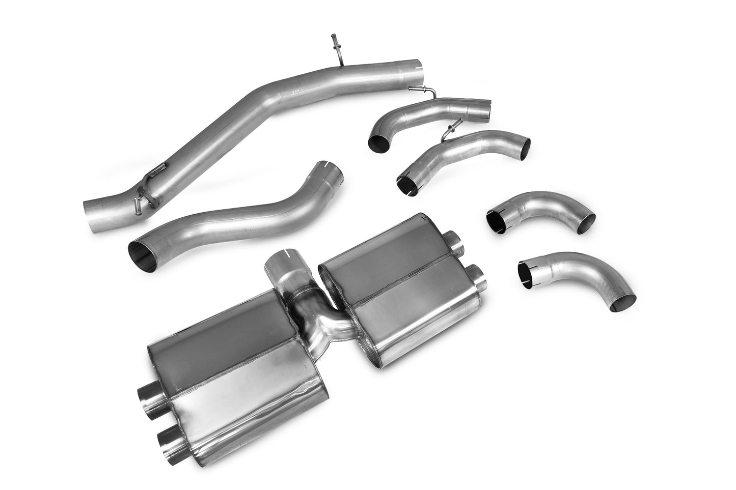 Scorpion SAU094CF Audi S3 8Y Resonated Cat/Gpf Back System | ML Performance UK UK
