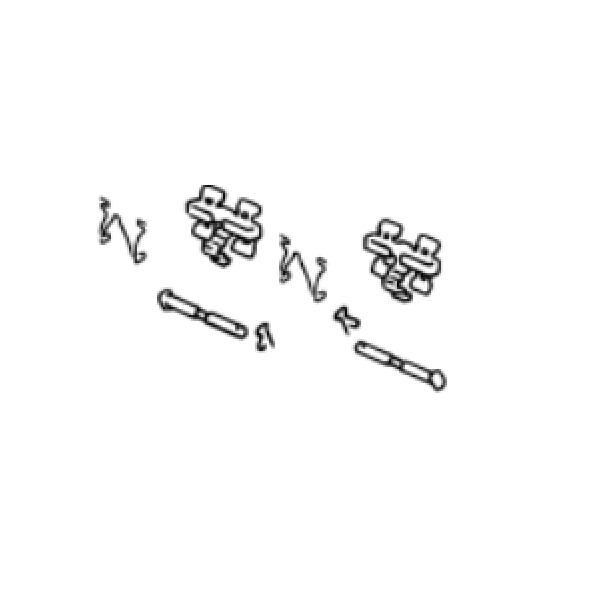 Genuine Lexus 04948-30080 Type B Rear Pad Fitting Kit (Inc. IS & SC430)