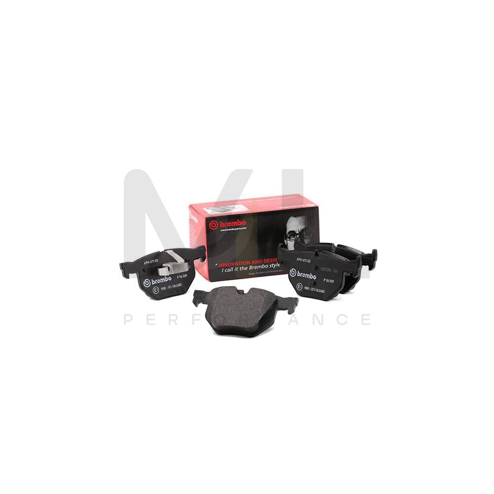 Brembo P 06 039 Brake Pad Set Prepared For Wear Indicator