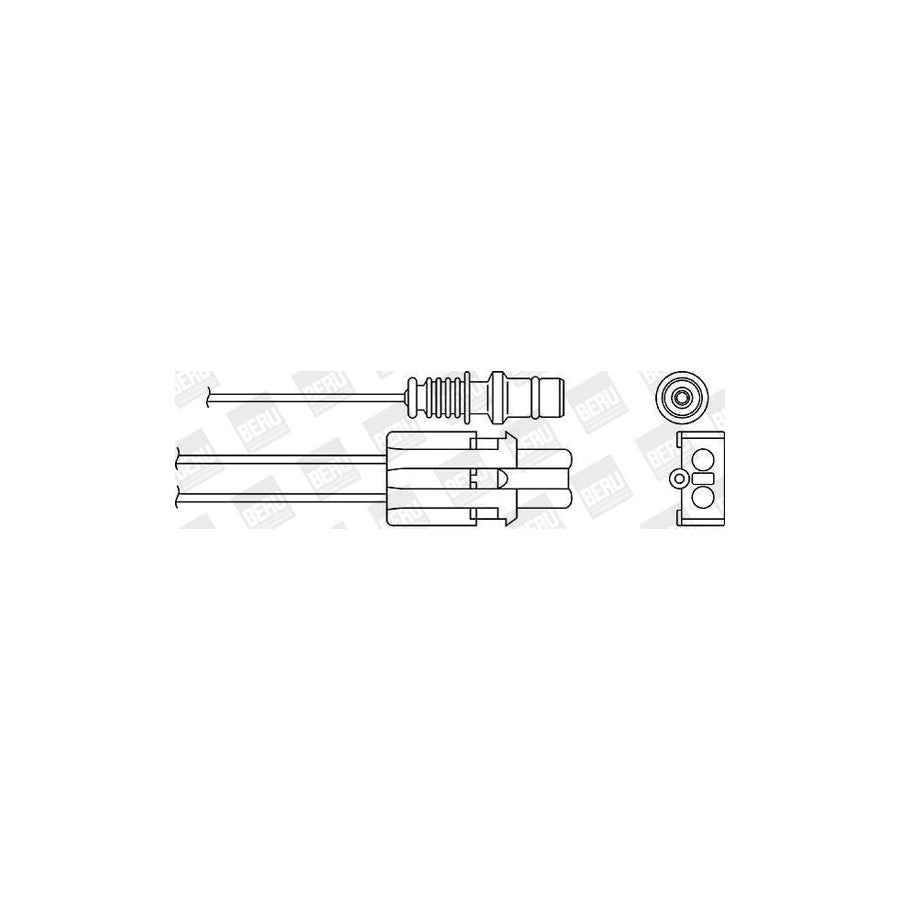 Beru Ozh007 Lambda Sensor Suitable for Mercedes-Benz 190 (W201)