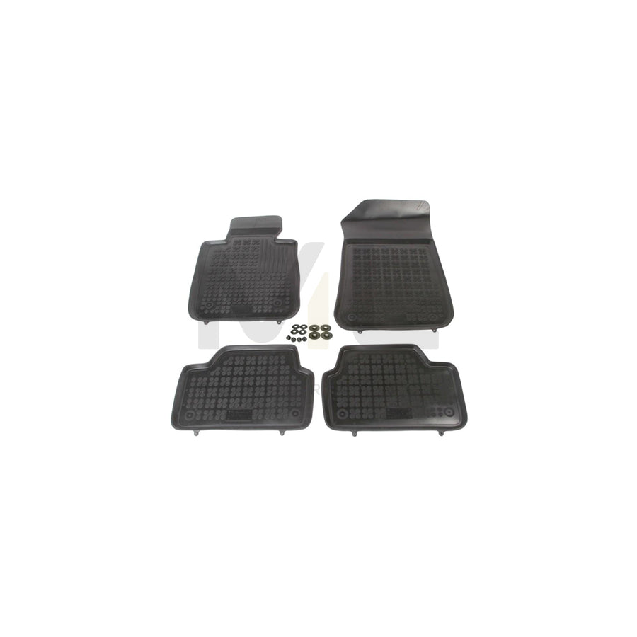 REZAW PLAST Tailored 200710 Floor mat set for BMW 1 Series Elastomer, Front and Rear, Quantity: 4, Black