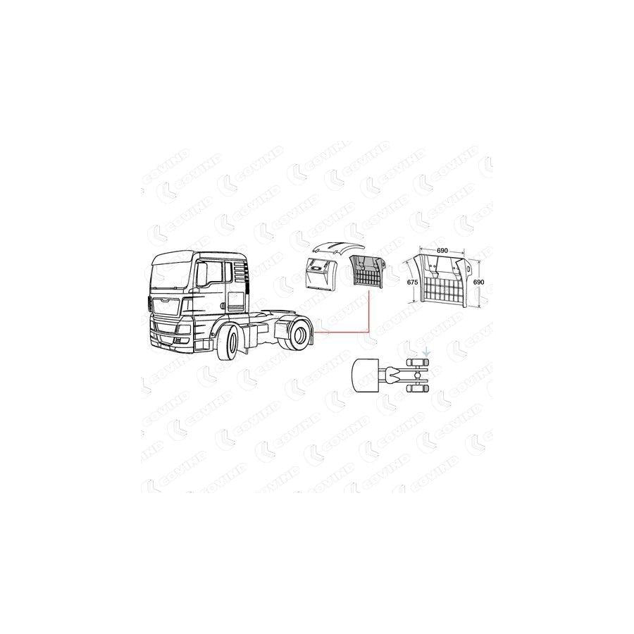 Covind Tgx/543 Wing Fender