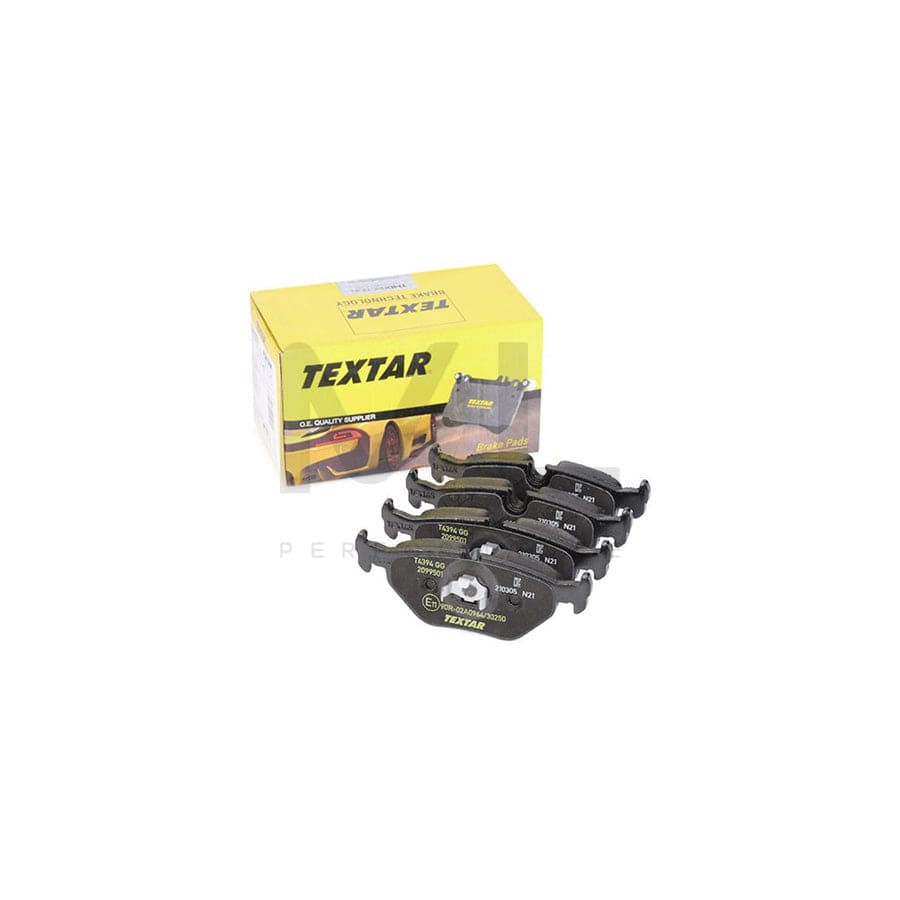 TEXTAR 2099501 Brake pad set prepared for wear indicator