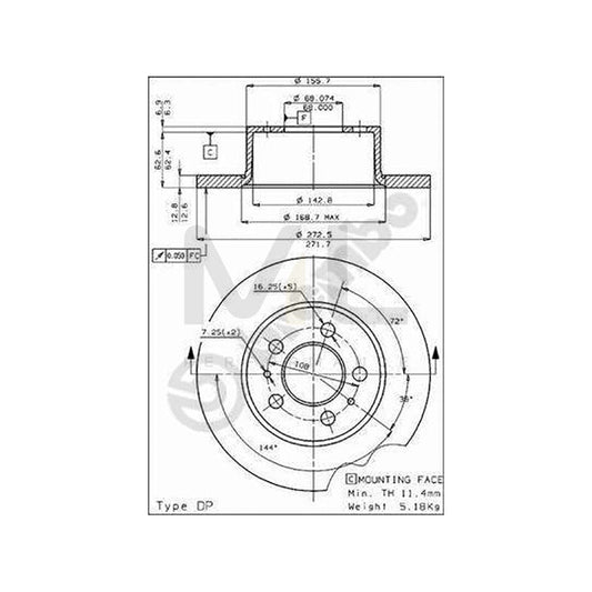 brembo-bearing-disc-line-08-5834-25-brake-disc-solid-with-wheel-bearing-set-without-abs-sensor-ring