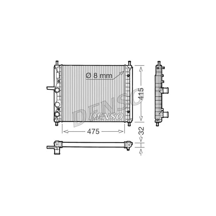 DENSO DRM09030 Engine Radiator