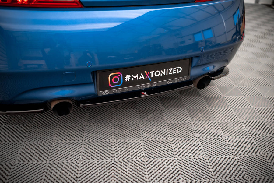 Maxton Design Infiniti G37 Coupe Central Rear Splitter