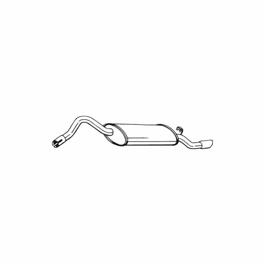 Bosal 220-653 Rear Silencer for Skoda Felicia