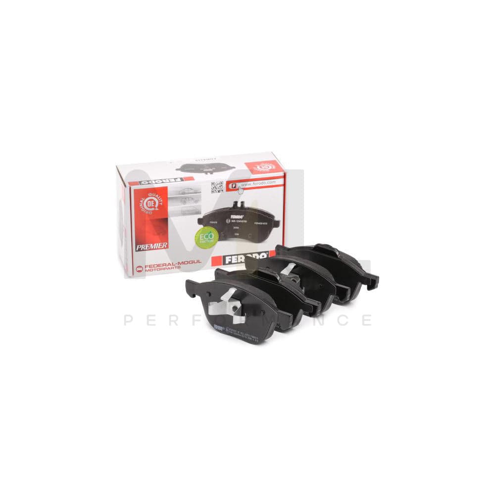 Ferodo Premier Eco Friction FDB4319 Brake Pad Set Not Prepared for Wear Indicator, With Piston Clip, Without Accessories