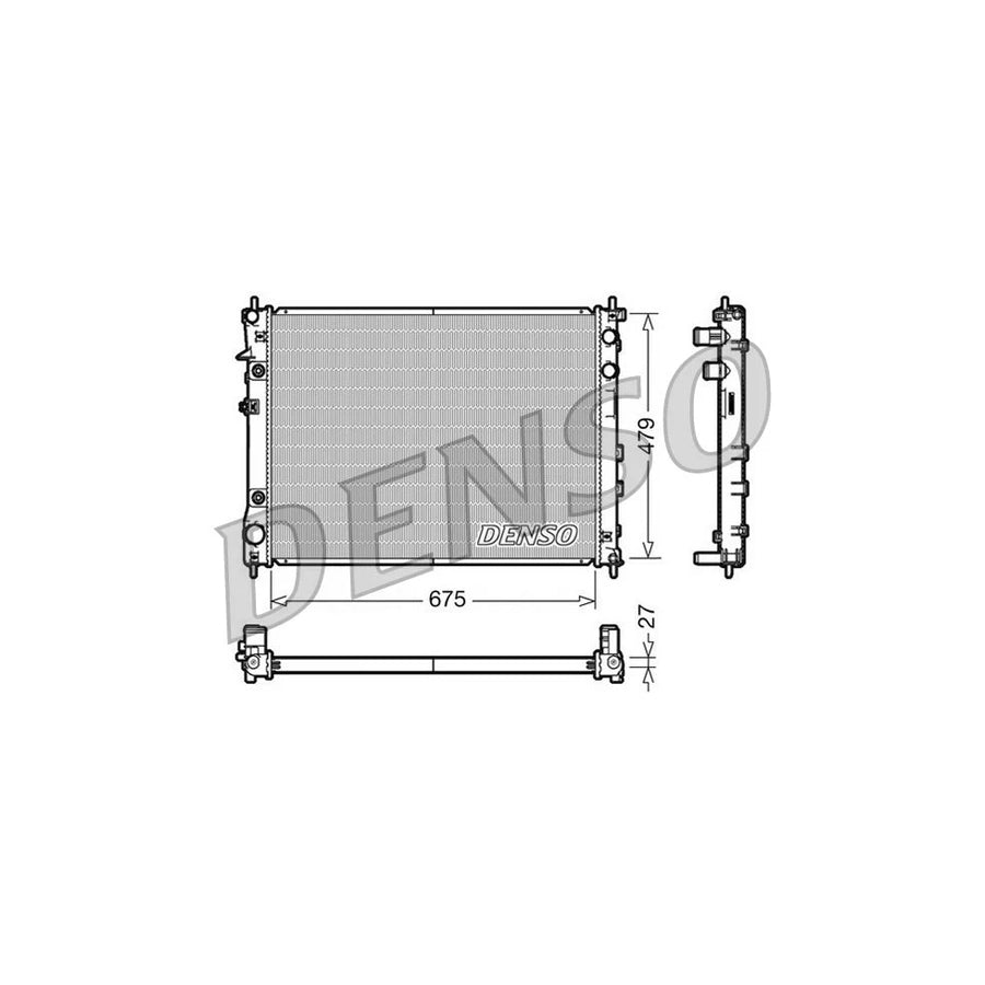 DENSO DRM36012 Engine Radiator for Subaru Tribeca (B9)