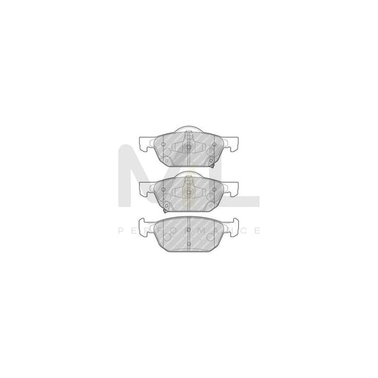 Ferodo Premier Eco Friction FDB4868 Brake Pad Set for Honda Civic With Acoustic Wear Warning, With Piston Clip, Without Accessories