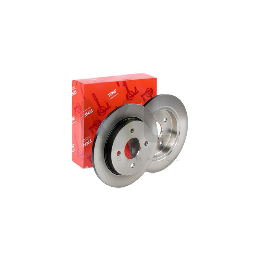 TRW DF1654 Brake Disc Solid, Painted  - 1 piece